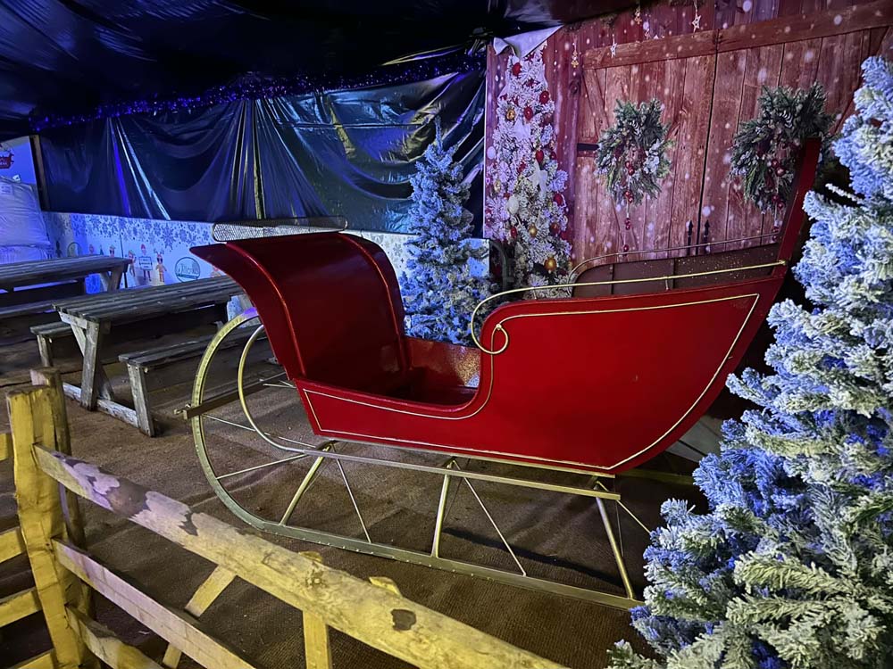 Santa's Sleigh on loan from Santa